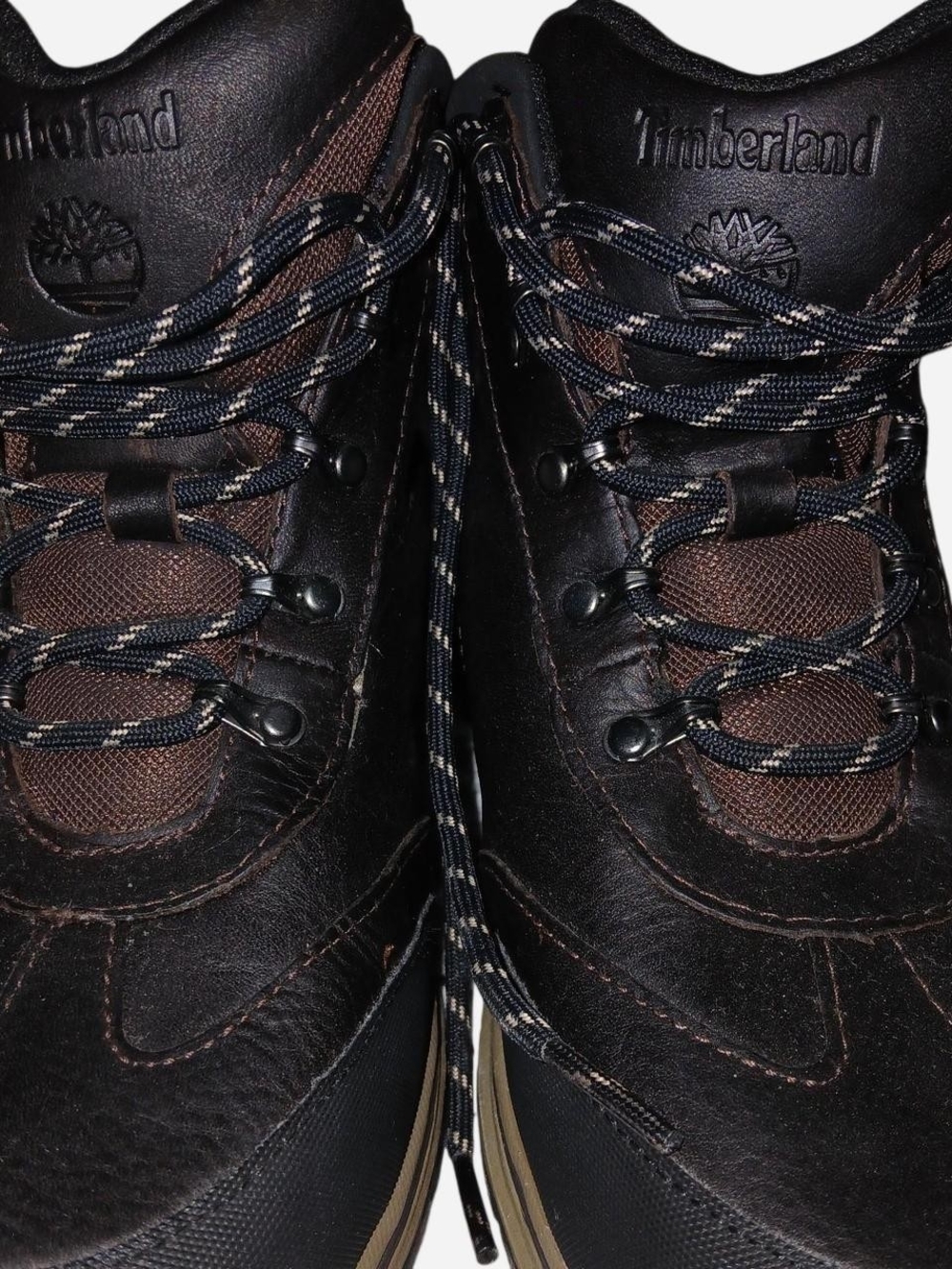 Timberland Kids Dark Brown Leather Lace-Up Boots